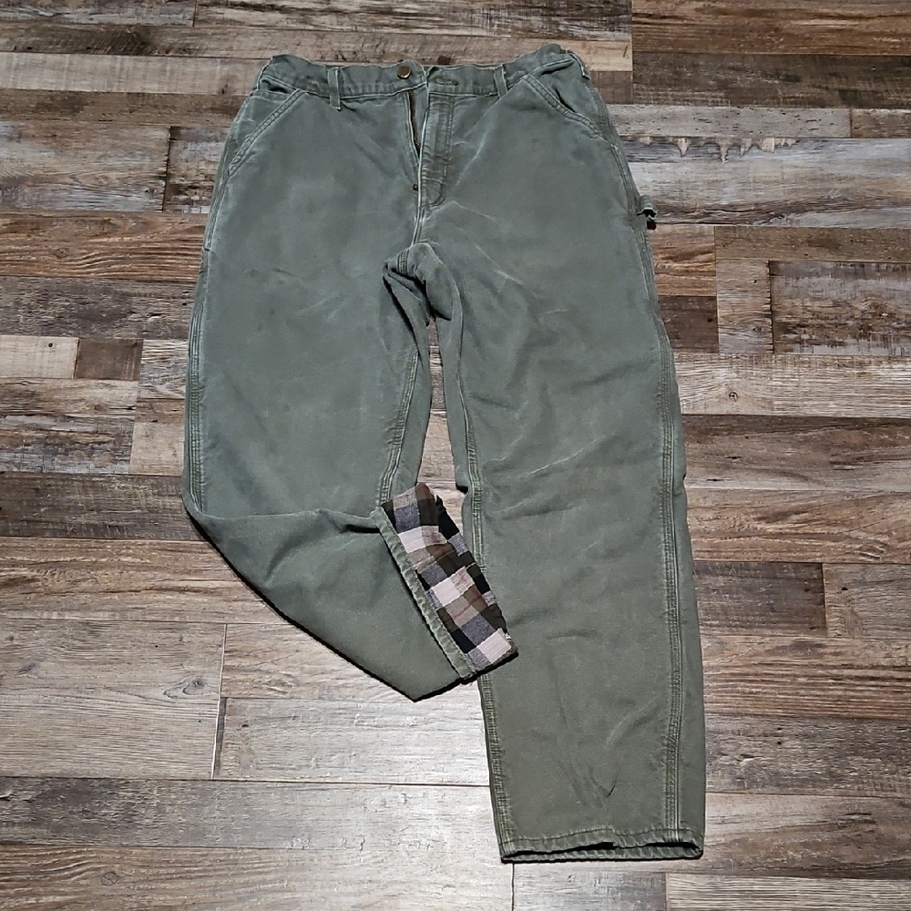 Carhartt Olive Cargo Pants